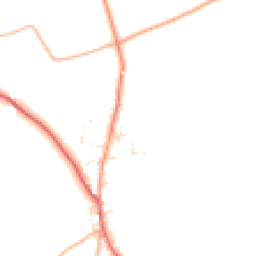 Daytime road noise heatmap for SN14 7EG