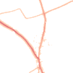 Daytime road noise heatmap for SN14 7EQ