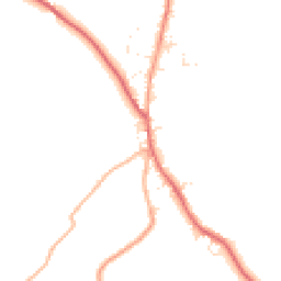 Daytime road noise heatmap for SN14 7FD