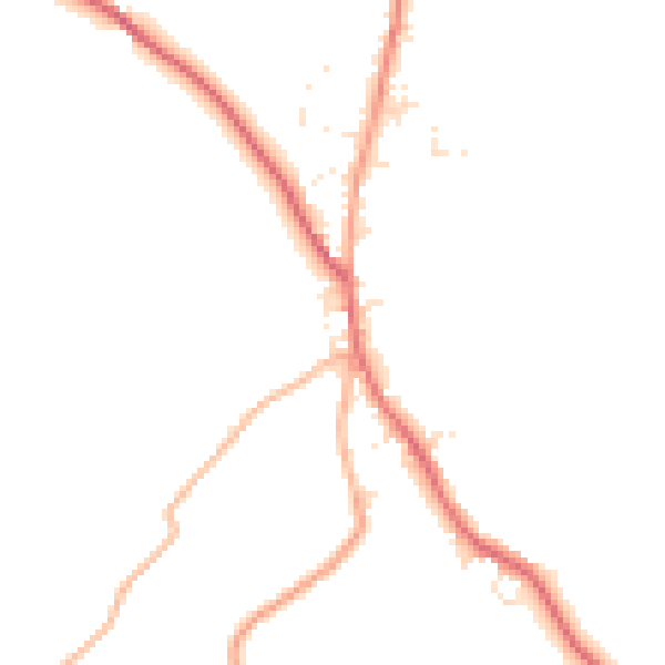 Daytime road noise heatmap for SN14 7FD