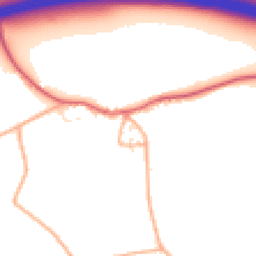 Daytime road noise heatmap for SN14 7FE