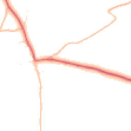 Daytime road noise heatmap for SN14 7HB