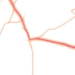 Daytime road noise heatmap for SN14 7HD