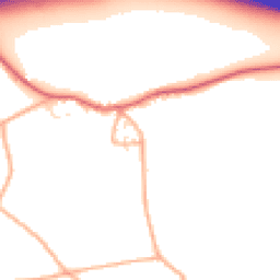 Daytime road noise heatmap for SN14 7LR