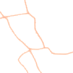Daytime road noise heatmap for SN14 7NY