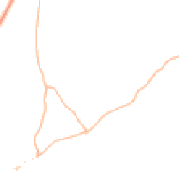 Daytime road noise heatmap for SN14 8BE
