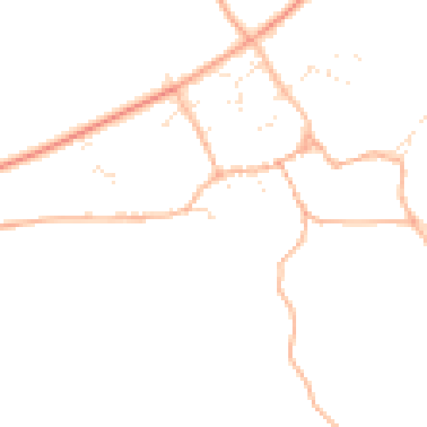 Daytime road noise heatmap for SN14 8DH