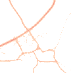 Daytime road noise heatmap for SN14 8DS