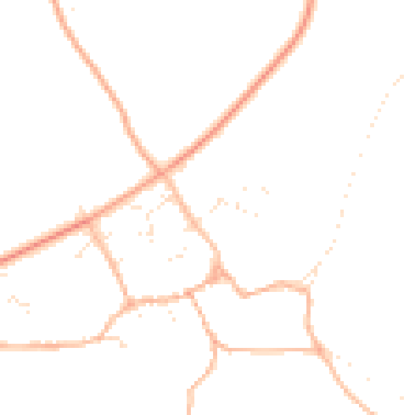 Daytime road noise heatmap for SN14 8DS