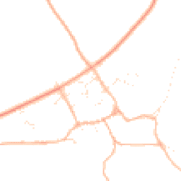 Daytime road noise heatmap for SN14 8EA