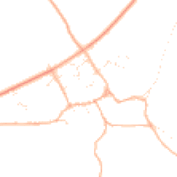 Daytime road noise heatmap for SN14 8EP