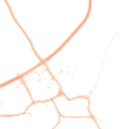 Daytime road noise heatmap for SN14 8FB