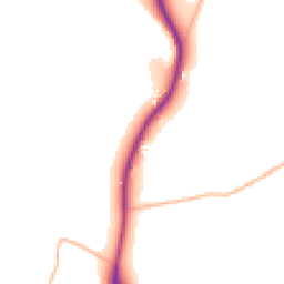 Daytime road noise heatmap for SN14 8JX