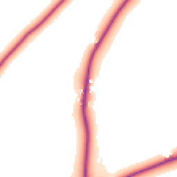 Daytime road noise heatmap for SN14 8LD