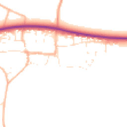 Daytime road noise heatmap for SN14 8NS