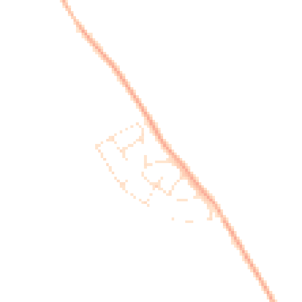 Daytime road noise heatmap for SN14 8PX
