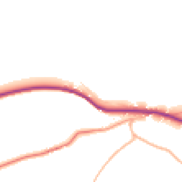 Daytime road noise heatmap for SN14 8RS