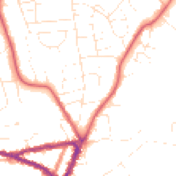 Daytime road noise heatmap for SN15 1AD