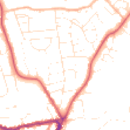 Daytime road noise heatmap for SN15 1AE