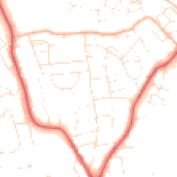 Daytime road noise heatmap for SN15 1AF