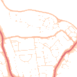 Daytime road noise heatmap for SN15 1AQ