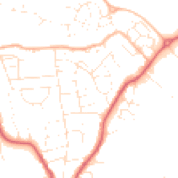 Daytime road noise heatmap for SN15 1AR
