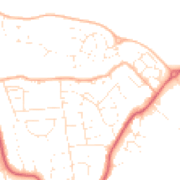 Daytime road noise heatmap for SN15 1AU