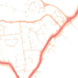 Daytime road noise heatmap for SN15 1AY