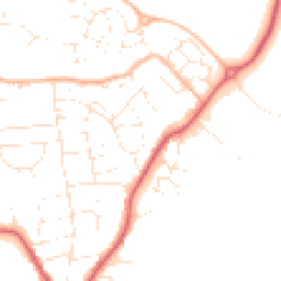 Daytime road noise heatmap for SN15 1BA