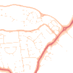 Daytime road noise heatmap for SN15 1BD