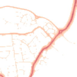 Daytime road noise heatmap for SN15 1BH