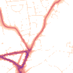 Daytime road noise heatmap for SN15 1BX