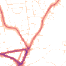 Daytime road noise heatmap for SN15 1BY
