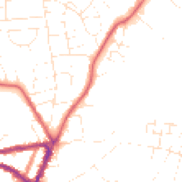 Daytime road noise heatmap for SN15 1BZ