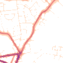 Daytime road noise heatmap for SN15 1DB