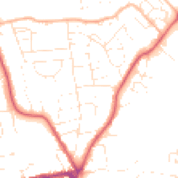 Daytime road noise heatmap for SN15 1DE