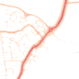 Daytime road noise heatmap for SN15 1DL