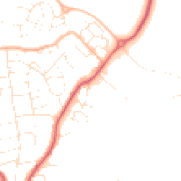 Daytime road noise heatmap for SN15 1DN