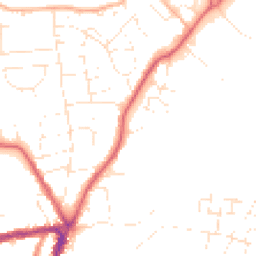 Daytime road noise heatmap for SN15 1DQ