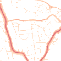 Daytime road noise heatmap for SN15 1DY