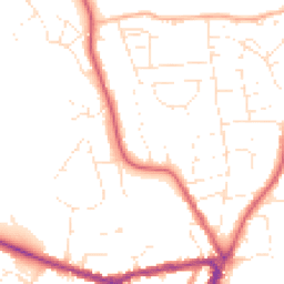 Daytime road noise heatmap for SN15 1QY