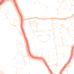 Daytime road noise heatmap for SN15 1RE