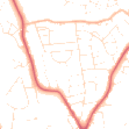 Daytime road noise heatmap for SN15 1RN