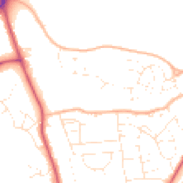 Daytime road noise heatmap for SN15 1UR