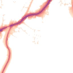 Daytime road noise heatmap for SN15 2AY