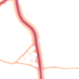 Daytime road noise heatmap for SN15 2DU