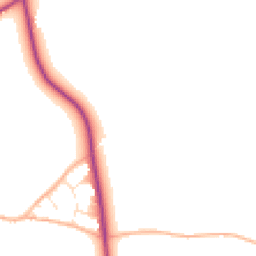 Daytime road noise heatmap for SN15 2DX