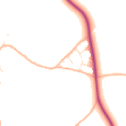 Daytime road noise heatmap for SN15 2ES