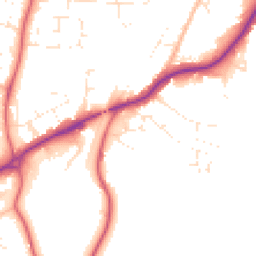 Daytime road noise heatmap for SN15 2FD