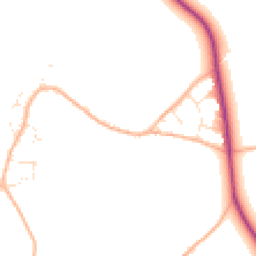 Daytime road noise heatmap for SN15 2HE